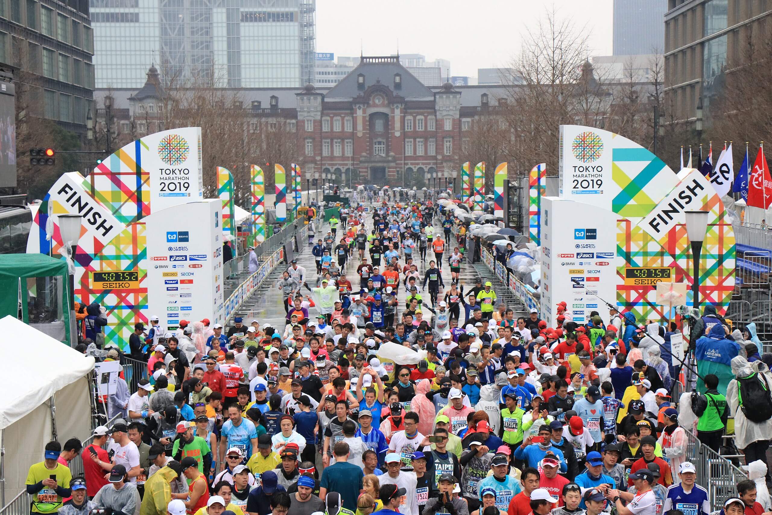 tokyo marathon zdjecie z biegu