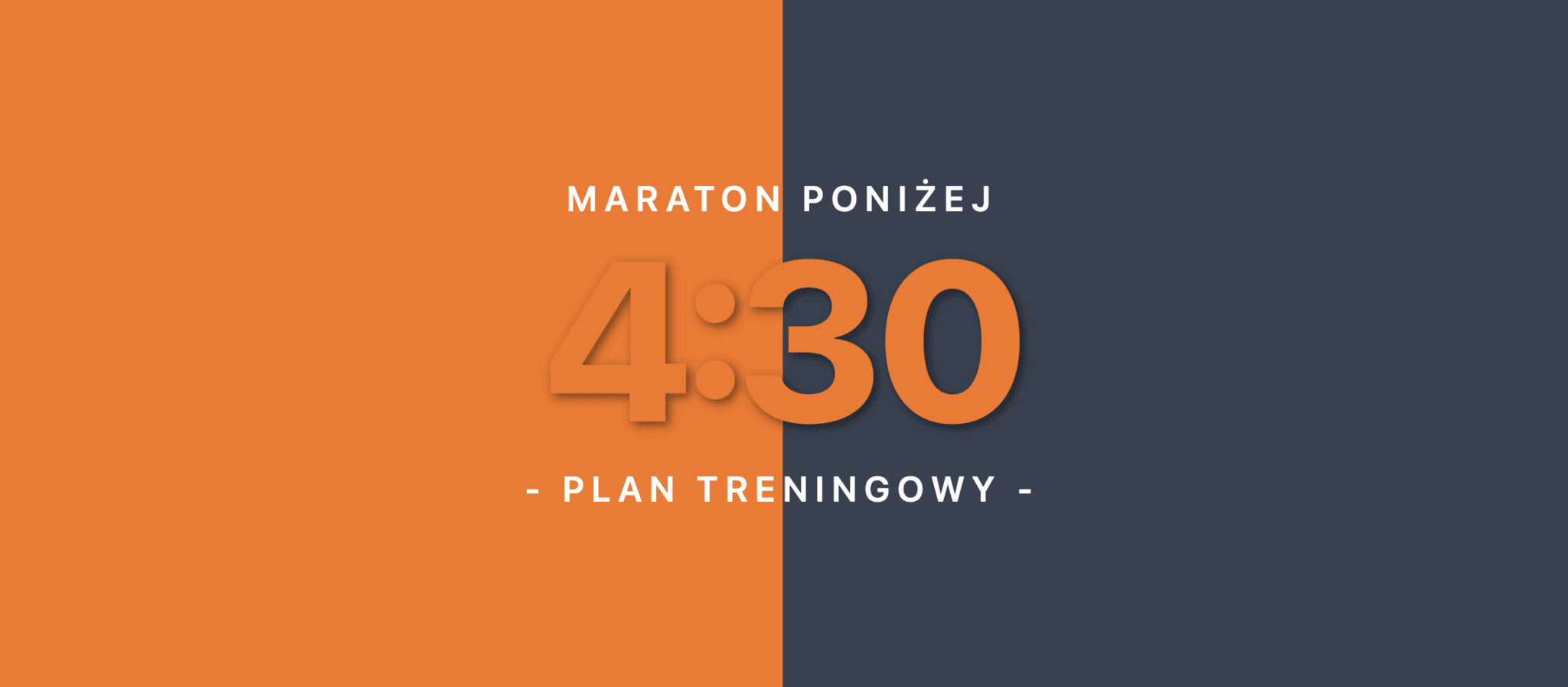 maraton poniżej 4:30